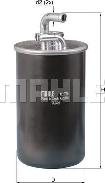 MAHLE KL 775 - Polttoainesuodatin inparts.fi