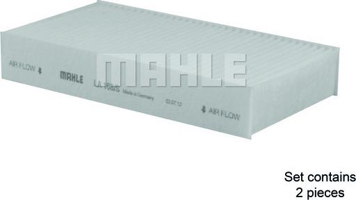 MAHLE LA 168/S - Suodatin, sisäilma inparts.fi