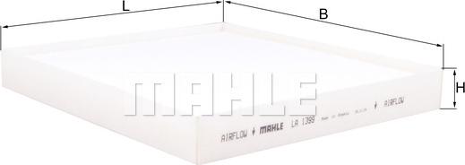 MAHLE LA 1399 - Suodatin, sisäilma inparts.fi