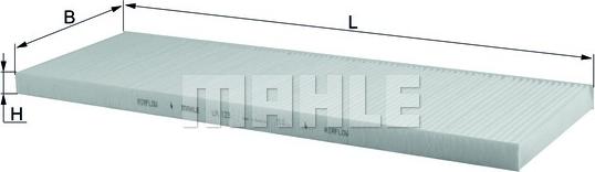 MAHLE LA 123 - Suodatin, sisäilma inparts.fi