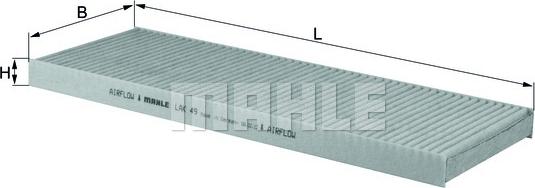 MAHLE LAK 49 - Suodatin, sisäilma inparts.fi