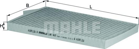 MAHLE LAK 469 - Suodatin, sisäilma inparts.fi