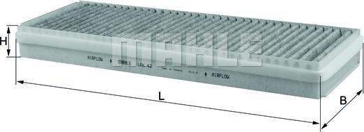 MAHLE LAK 43 - Suodatin, sisäilma inparts.fi