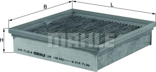 MAHLE LAK 148 - Suodatin, sisäilma inparts.fi