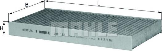 MAHLE LAK 152 - Suodatin, sisäilma inparts.fi