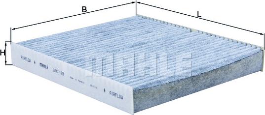 MAHLE LAK 119 - Suodatin, sisäilma inparts.fi