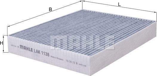 MAHLE LAK 1138 - Suodatin, sisäilma inparts.fi