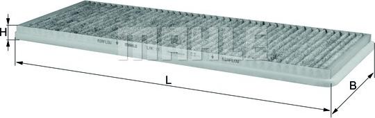 MAHLE LAK 11 - Suodatin, sisäilma inparts.fi