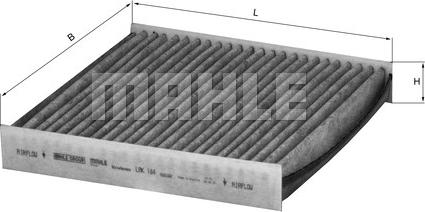 MAHLE LAK 184 - Suodatin, sisäilma inparts.fi