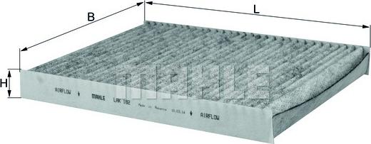 MAHLE LAK 182 - Suodatin, sisäilma inparts.fi