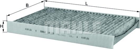 MAHLE LAK 138 - Suodatin, sisäilma inparts.fi