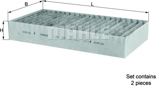 MAHLE LAK 295/S - Suodatin, sisäilma inparts.fi