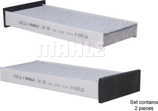 MAHLE LAK 296/S - Suodatin, sisäilma inparts.fi