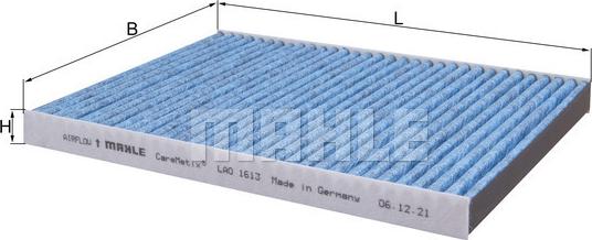 MAHLE LAO 1613 - Suodatin, sisäilma inparts.fi