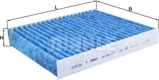 MAHLE LAO 293 - Suodatin, sisäilma inparts.fi