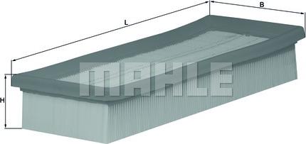 MAHLE LX 1601 - Ilmansuodatin inparts.fi