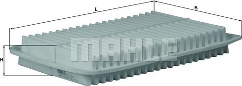 MAHLE LX 1612 - Ilmansuodatin inparts.fi