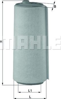 MAHLE LX 823 - Ilmansuodatin inparts.fi