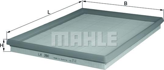 MAHLE LX 390 - Ilmansuodatin inparts.fi