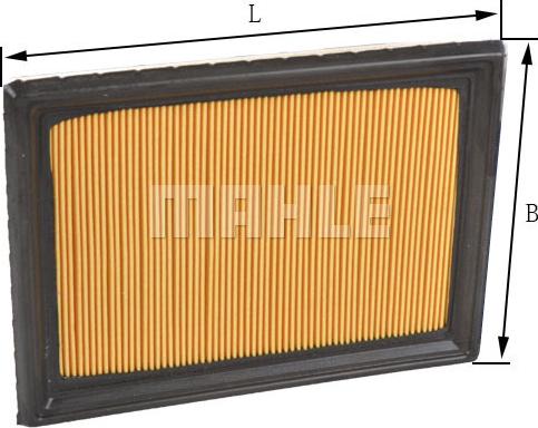 MAHLE LX 3440 - Ilmansuodatin inparts.fi