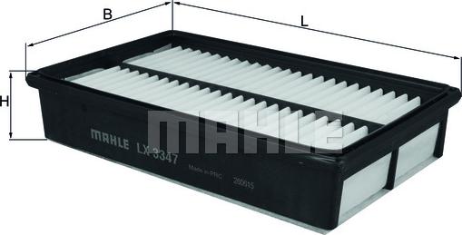 MAHLE LX 3347 - Ilmansuodatin inparts.fi