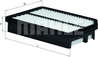 MAHLE LX 2890 - Ilmansuodatin inparts.fi