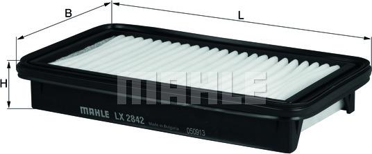 MAHLE LX 2842 - Ilmansuodatin inparts.fi