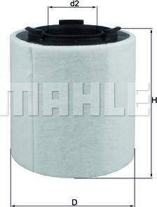 MAHLE LX 2831 - Ilmansuodatin inparts.fi