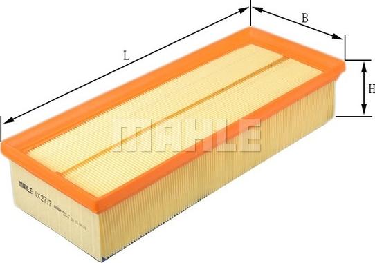 MAHLE LX 2717 - Ilmansuodatin inparts.fi