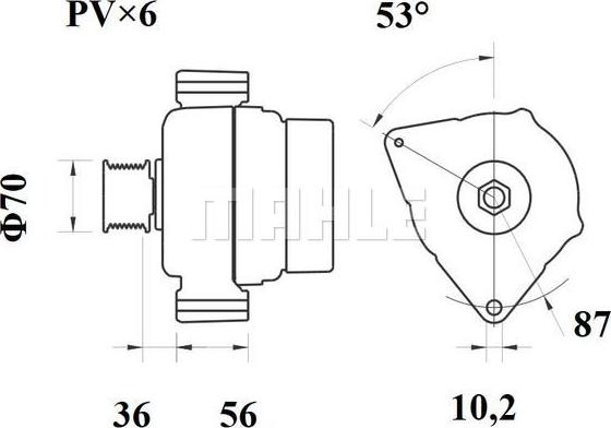 MAHLE MG 96 - Laturi inparts.fi