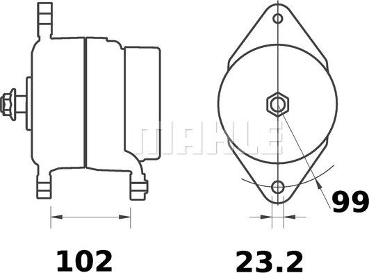 MAHLE MG 490 - Laturi inparts.fi