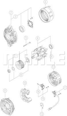 MAHLE MG 490 - Laturi inparts.fi