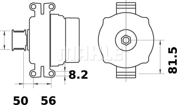 MAHLE MG 448 - Laturi inparts.fi