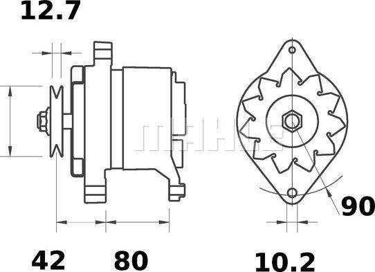 MAHLE MG 455 - Laturi inparts.fi