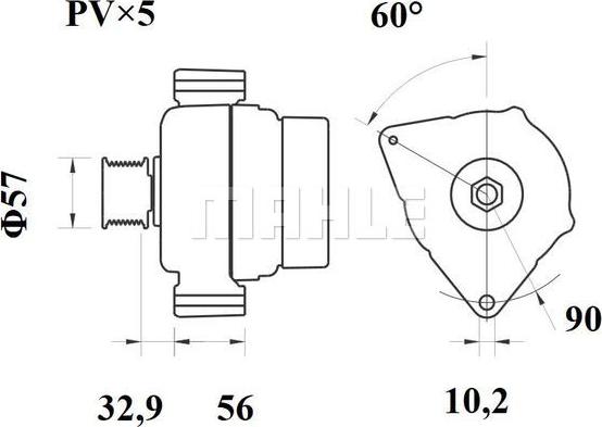 MAHLE MG 48 - Laturi inparts.fi