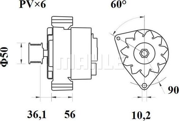 MAHLE MG 430 - Laturi inparts.fi