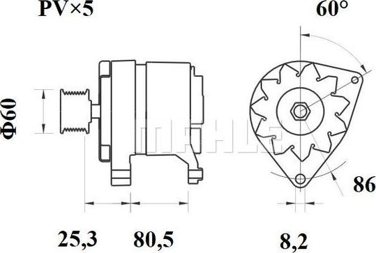 MAHLE MG 420 - Laturi inparts.fi