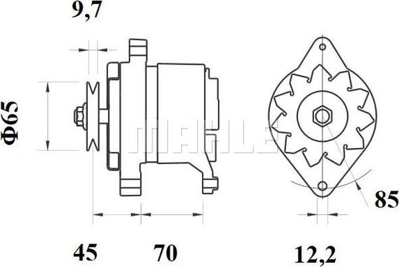 MAHLE MG 423 - Laturi inparts.fi