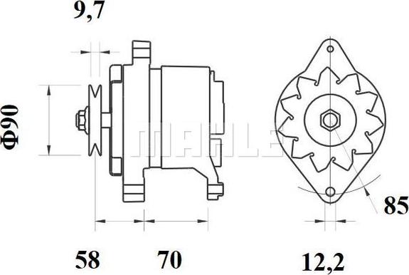 MAHLE MG 42 - Laturi inparts.fi