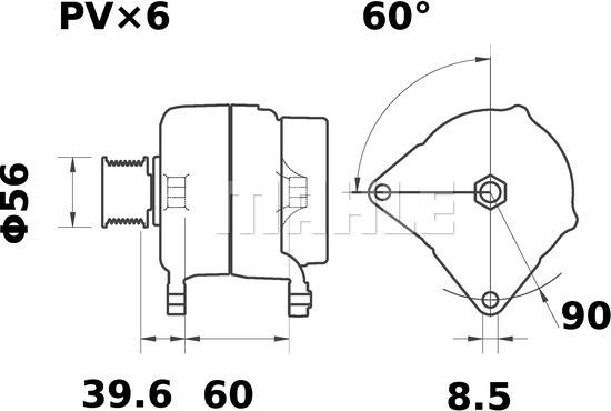 MAHLE MG 471 - Laturi inparts.fi