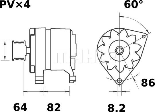 MAHLE MG 507 - Laturi inparts.fi