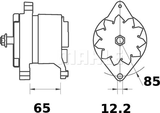 MAHLE MG 516 - Laturi inparts.fi