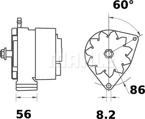 MAHLE MG 517 - Laturi inparts.fi