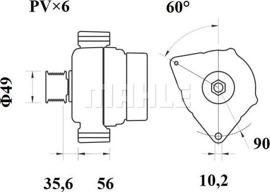 MAHLE MG 19 - Laturi inparts.fi