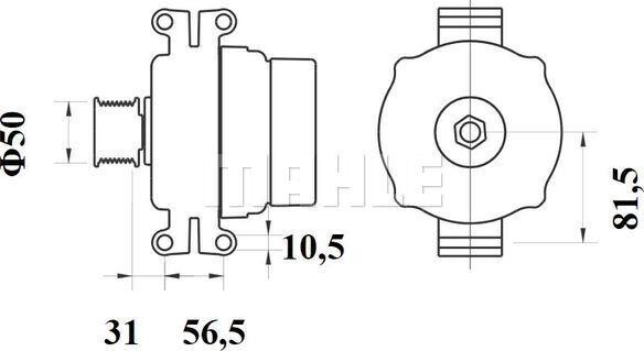 MAHLE MG 1090 - Laturi inparts.fi