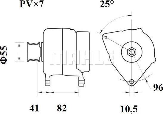 MAHLE MG 1069 - Laturi inparts.fi