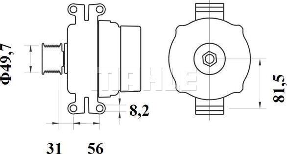 MAHLE MG 1064 - Laturi inparts.fi