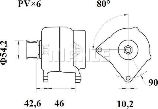 MAHLE MG 1065 - Laturi inparts.fi