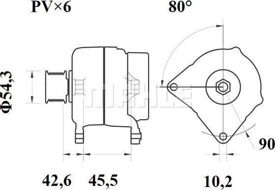 MAHLE MG 1066 - Laturi inparts.fi