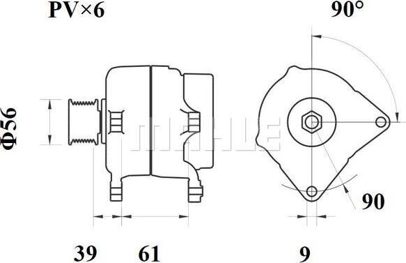 MAHLE MG 1089 - Laturi inparts.fi